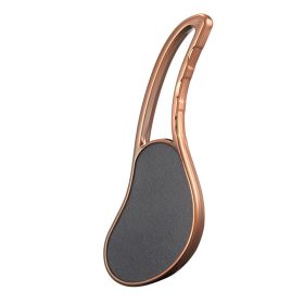 Portable Exfoliating Foot Grinder Heel Foot Rub (Color: Golden, Options: Frosted)
