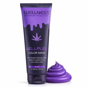 Wellplex Chemical Free Vivid Color Masks (Color: Violet)