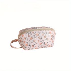 Minimalist Travel Clothes Zipper Bag, Lightweight Underwear Organizer, Dustproof Storage Bag (Color: Pink Cherry)